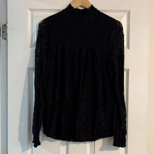 Adiva Black Lace Blouse